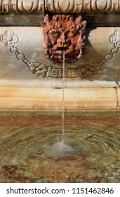 a fountain in place d'espagne in spain  - Shutterstock ID 1151462846