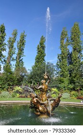 Fountain In Regents Park, London