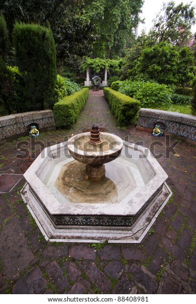 Fountain Spanish Garden Stock Photo Edit Now 88408981
