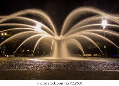 Fountain At Tom McCall Waterfront Park