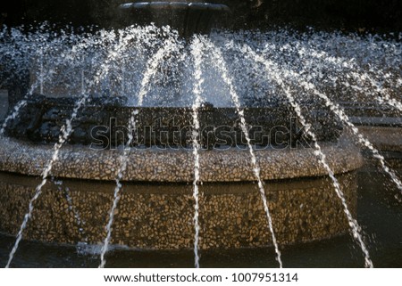 Similar – Brunnen-Springer Freude