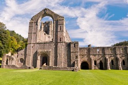 Fountains Abbey Is One Of The Largest And Best Preserved Ruined Cistercian Monasteries In England. 