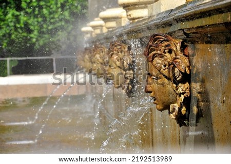Fountains of Peterhof. Saint Petersburg.