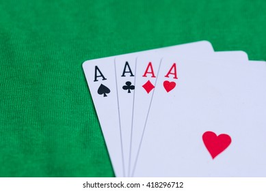 Four Aces On Green