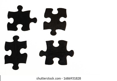 Black White Puzzle Pieces Images, Stock Photos & Vectors | Shutterstock
