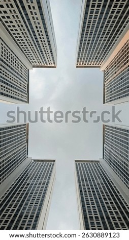 four building make a square 