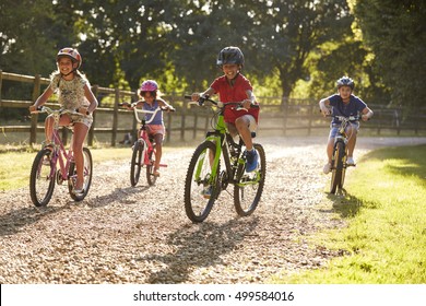 kid riding bicycle