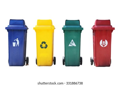 Trash Bin Mix Color Recycle Logo Stock Photo 314238326 | Shutterstock