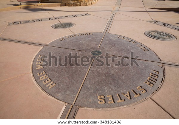 Four Corners Monument Usa August 27 Stock Photo Edit Now