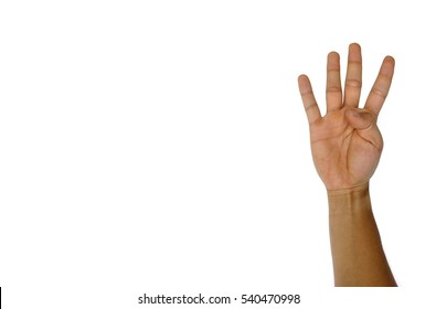 Four Fingers Symbol