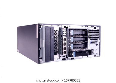 a four harddisk bay from a computer server