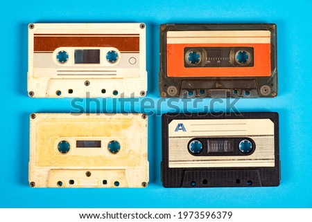 Similar – Image, Stock Photo cassette on vintage paper