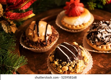 Four Petit Fours For Christmas 