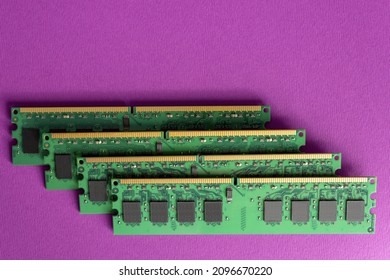 four ram memory cards for desktop computers