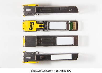 Four Sided View RJ-45 Copper SFP Optical Transceiver