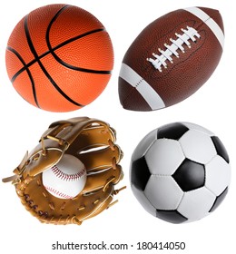 Four Sports Balls