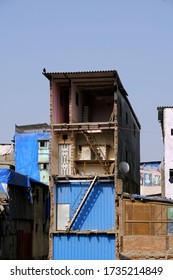 Four storey slums at Behrampada, Bandra, one of the hotspots for the spread of coronavirus in Mumbai, Bombay, Maharashtra, India on May 17, 2020