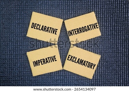 The four types of sentences are declarative, interrogative, imperative, and exclamatory. Each type serves a distinct purpose in communication. 