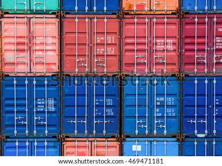 Similar – Image, Stock Photo 4 blue containers stacked on top of each other