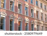 Four-storey terraced townhouses in Henrietta Street, Covent Garden, London