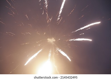 Fourth Of Jul Fireworks Near New Smyrna Beach Florida