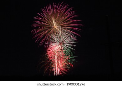 Fourth Of July Fireworks Long Exposure