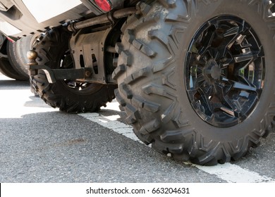 Four-wheel Motorcycle With Atv Tire