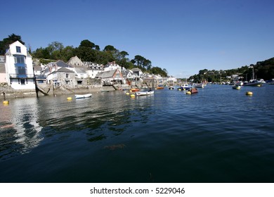 Fowey Harbour And Town, Cornwall