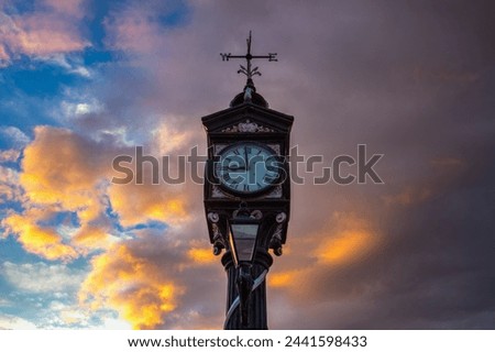 The Fowler Memorial clock is situated in the middle of Ullapool.