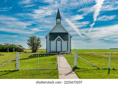 Foxleigh Anglican Church, also known as St. Matthews Anglican Church, built in 1906 outside Regina, SK