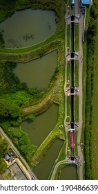 Foxton Locks From The Air