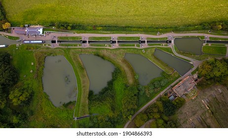 Foxton Locks From The Air