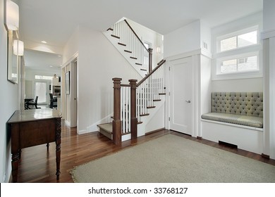 Foyer In Luxury Home