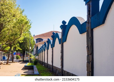 Foz Do Iguaçu - Paraná - Brasil - Apr 20 2022: Military Police College Wall