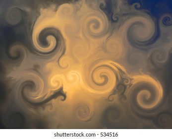 Fractal clouds