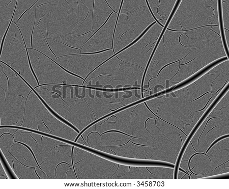 Fractal rendition of a human nerve system