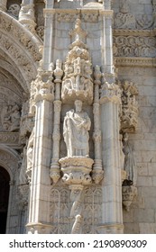 A Fragment Of The Church Of Santa Maria Exterior, Jerónimos Monastery Exterior, Lisbon, Portugal