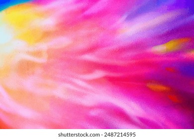 A fragment of colorful graffiti painted on a wall. Abstract urban background for design. Spray painting art. - Powered by Shutterstock