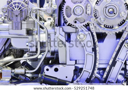 Similar – Cogs, Gears and Wheels Inside Truck Diesel Engine