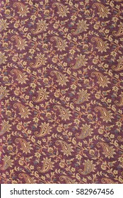 Fragment Of Indian Pashmina Shawl Pattern, Can Be Used As Background