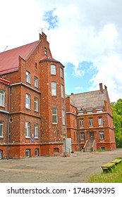 A Fragment Of The Inner Facade Of The Central City Hospital (former House Of The Poor, 1908). Sovetsk, Kaliningrad Region