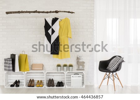 Similar – Image, Stock Photo airy | cloth on hook II