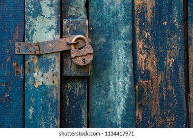 padlock on gate
