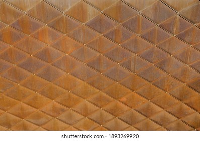 Fragment of rusty wall, diagonal pattern, grunge background