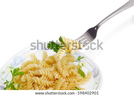 Similar – Image, Stock Photo chilli prawn linguine Food