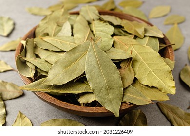 fragrant dried leaves Bay leaves - Shutterstock ID 2031226409