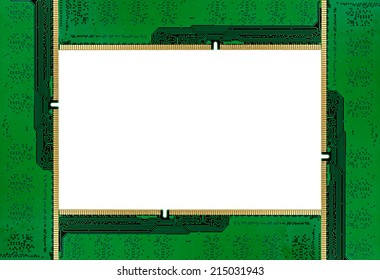 frame from chips, memory modules