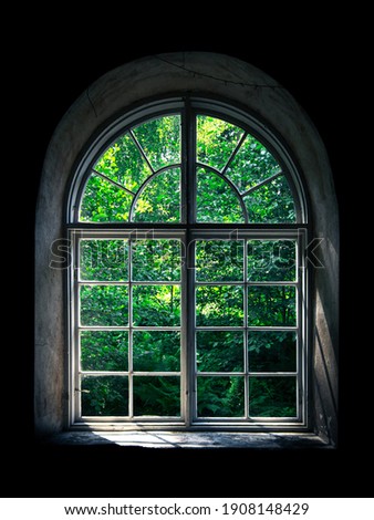 Frame in a frame, Old window in Mathildedal