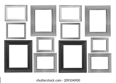 Frame On White Background Stock Photo (Edit Now) 209104900