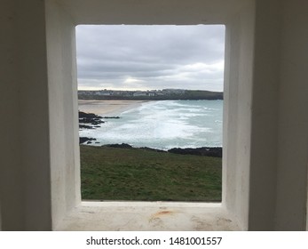 Framed View Fistral Beach Cornwall